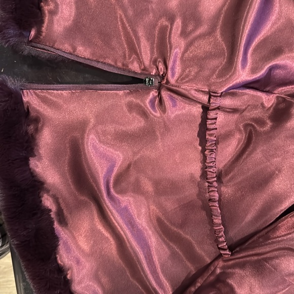 New wine color super soft shawl/poncho - Picture 8 of 8